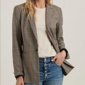 LUCKY brand London Plaid Blazer Boyfriend